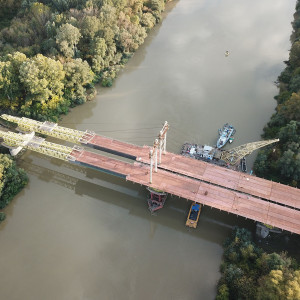 M4 MOTORWAY ABONY-TÖRÖKSZENTMIKLÓS (II. SECTION) – ON-SITE ASSEMBLY OF B.1107 BRIDGE OVER RIVER TISZA